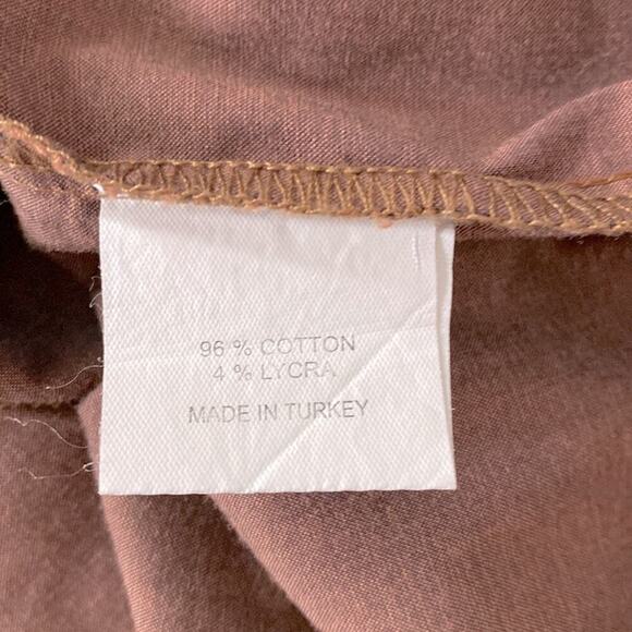 APRICOTTREE Men long sleeve shirt gorgeous blue and gold embroidery stretchy L - Picture 8 of 9